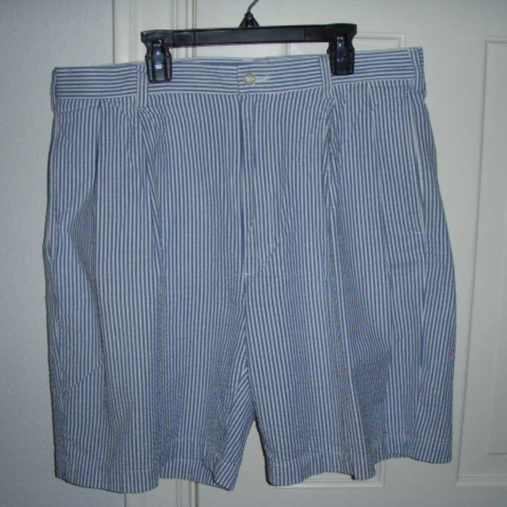 Classic Pinstriped Seersucker Shorts Jos. Banks